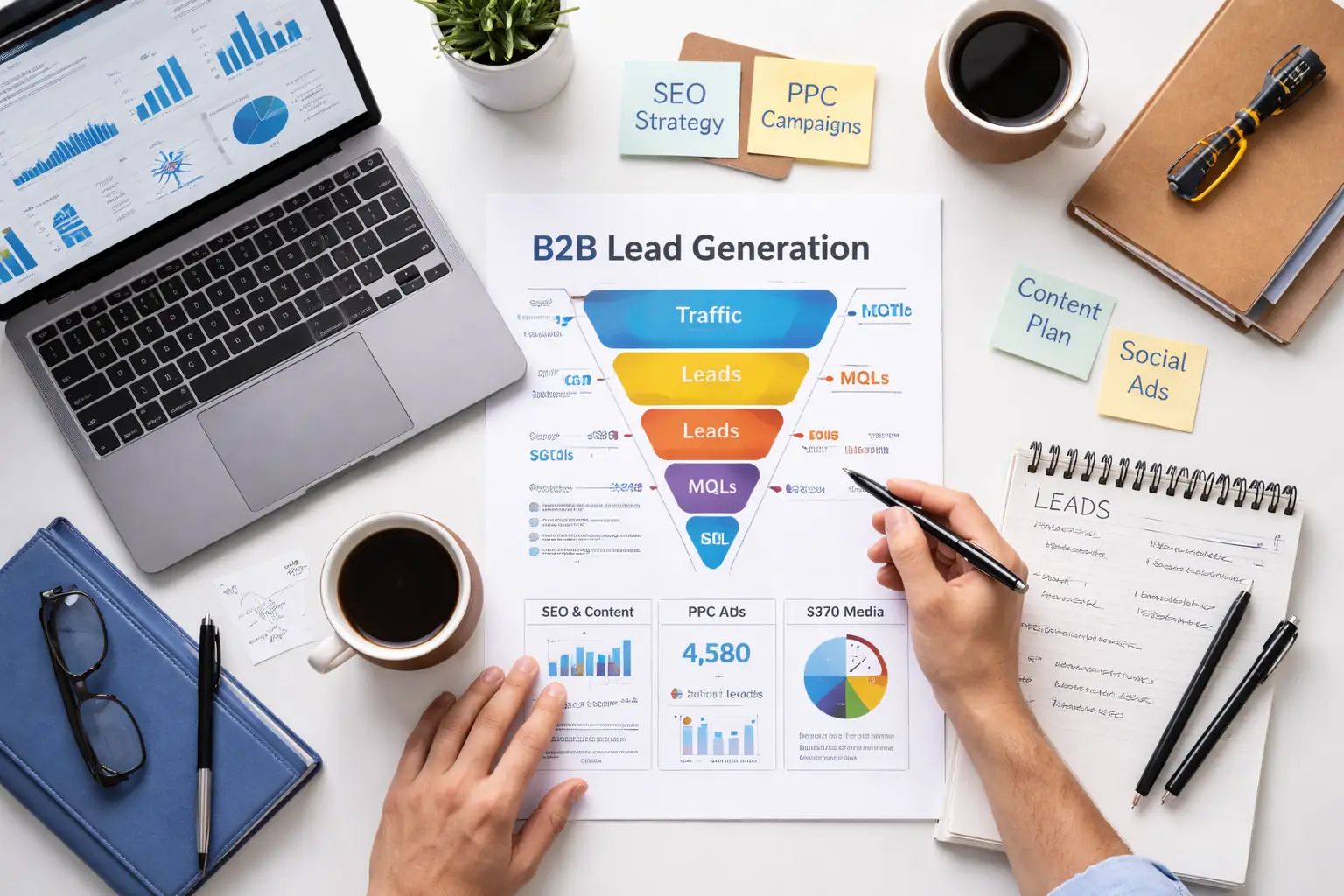 Turn Ad Spend into Qualified Corporate Leads